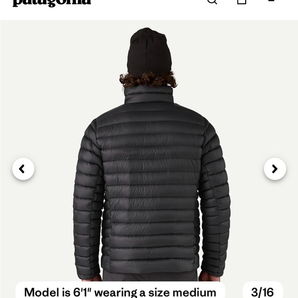 Patagonia Men's Black Puffer Jacket - Picture 3 of 8